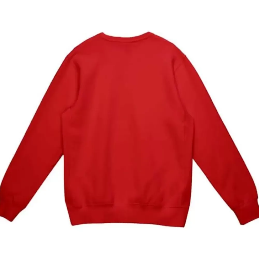 Apparel Mitchell & Ness Hoodies & Sweatshirts-Halftime Script Crew University Of Georgia