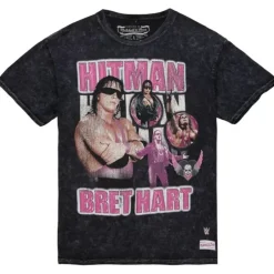 Apparel Mitchell & Ness T-Shirts & Tops-Hart Forever Tee Bret Hitman Hart