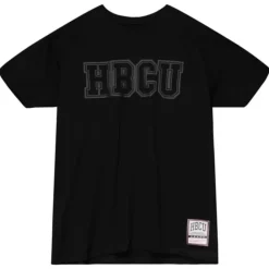 Apparel Mitchell & Ness T-Shirts & Tops-Hbcu Black Tonal Tee