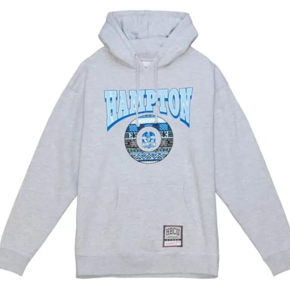 Apparel Mitchell & Ness Hoodies & Sweatshirts-Hbcu Pattern Hoody Hampton University
