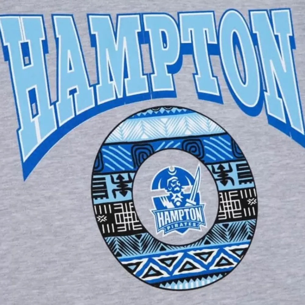 Apparel Mitchell & Ness Hoodies & Sweatshirts-Hbcu Pattern Hoody Hampton University