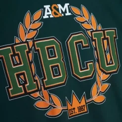Apparel Mitchell & Ness T-Shirts & Tops-Hbcu Wreath Tee Florida A&M University
