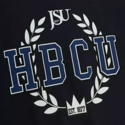 Apparel Mitchell & Ness T-Shirts & Tops-Hbcu Wreath Tee Jackson State University