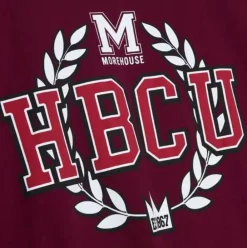 Apparel Mitchell & Ness T-Shirts & Tops-Hbcu Wreath Tee Morehouse College