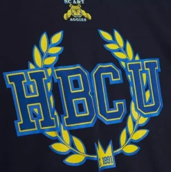 Apparel Mitchell & Ness T-Shirts & Tops-Hbcu Wreath Tee North Carolina A&T University