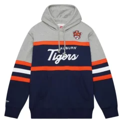 Apparel Mitchell & Ness Hoodies & Sweatshirts-Head Coach Hoodie Auburn University
