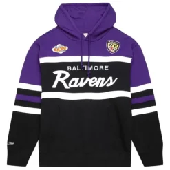Apparel Mitchell & Ness Hoodies & Sweatshirts-Head Coach Hoodie Baltimore Ravens