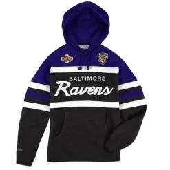 Apparel Mitchell & Ness Hoodies & Sweatshirts-Head Coach Hoodie Baltimore Ravens