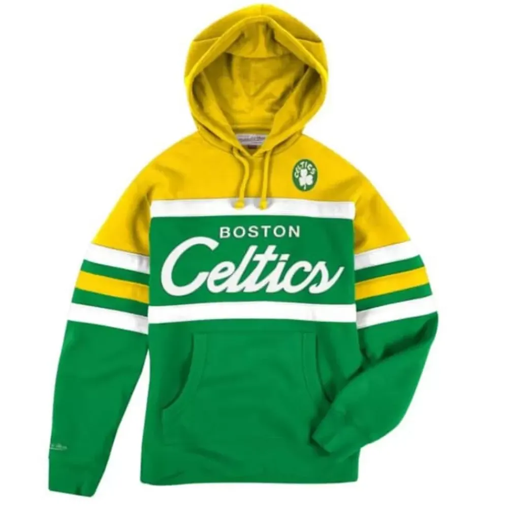 Apparel Mitchell & Ness Hoodies & Sweatshirts-Head Coach Hoodie Boston Celtics