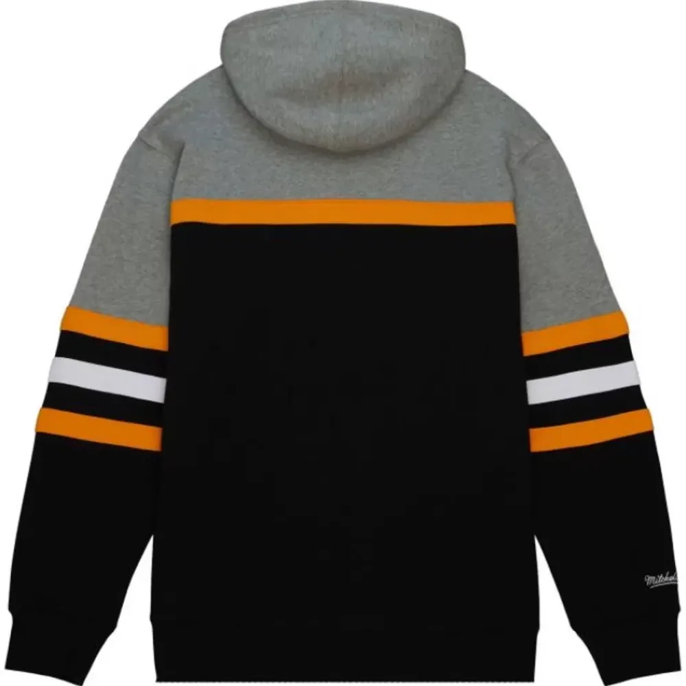 Apparel Mitchell & Ness Hoodies & Sweatshirts-Head Coach Hoodie Boston Bruins