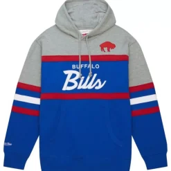 Apparel Mitchell & Ness Hoodies & Sweatshirts-Head Coach Hoodie Buffalo Bills