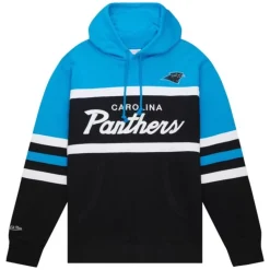 Apparel Mitchell & Ness Hoodies & Sweatshirts-Head Coach Hoodie Carolina Panthers
