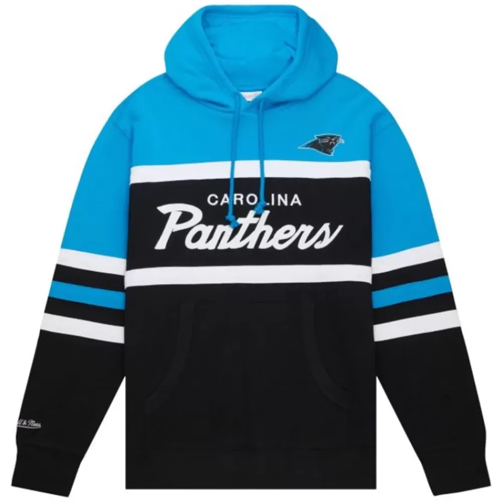 Apparel Mitchell & Ness Hoodies & Sweatshirts-Head Coach Hoodie Carolina Panthers
