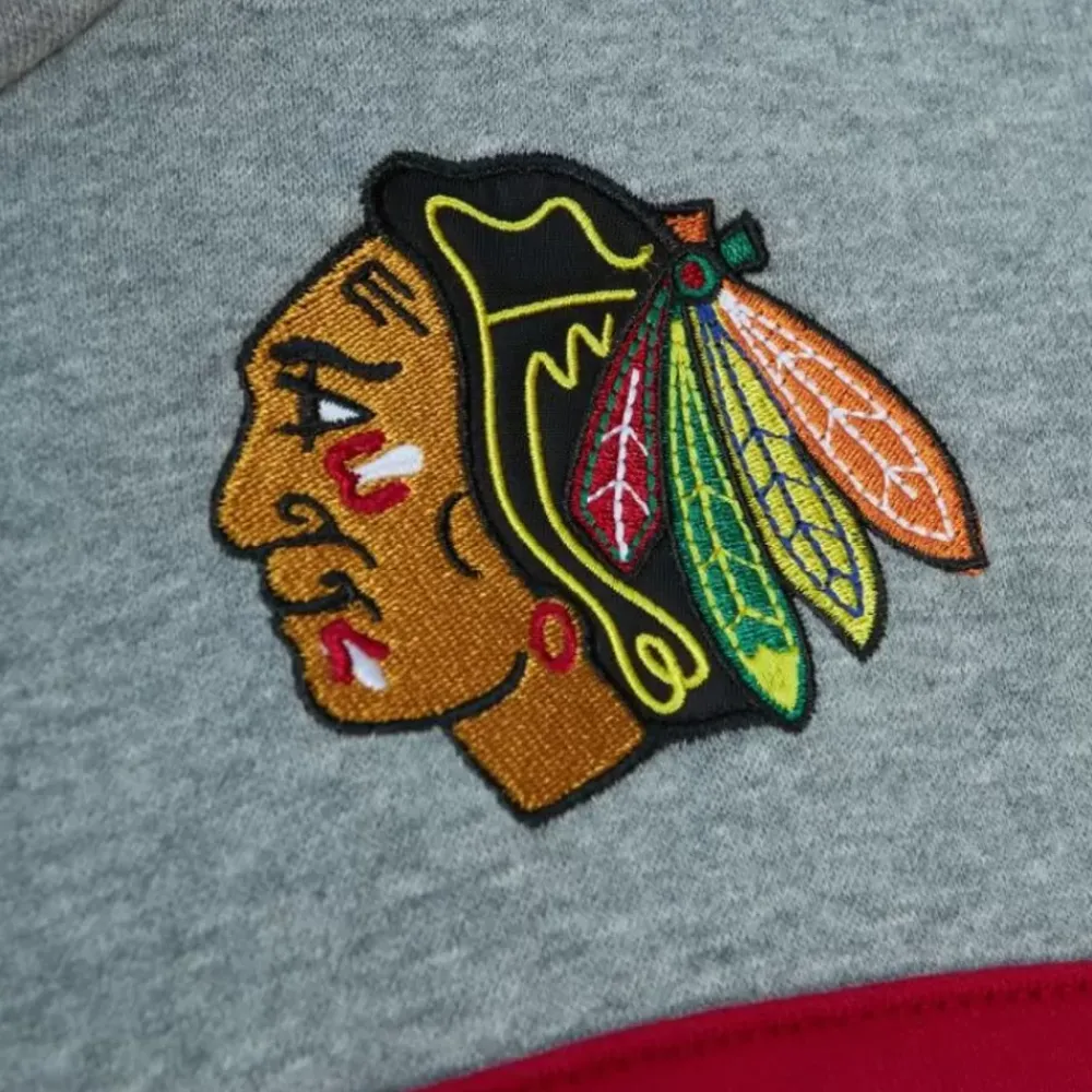 Apparel Mitchell & Ness Hoodies & Sweatshirts-Head Coach Hoodie Chicago Blackhawks