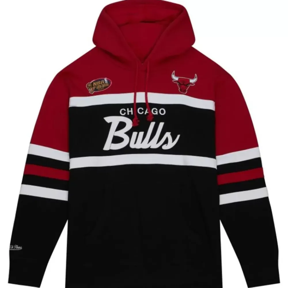 Apparel Mitchell & Ness Hoodies & Sweatshirts-Head Coach Hoodie Chicago Bulls