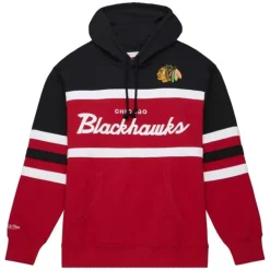 Apparel Mitchell & Ness Hoodies & Sweatshirts-Head Coach Hoodie Chicago Blackhawks