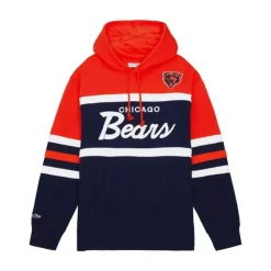 Apparel Mitchell & Ness Hoodies & Sweatshirts-Head Coach Hoodie Chicago Bears
