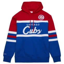 Apparel Mitchell & Ness Hoodies & Sweatshirts-Head Coach Hoodie Chicago Cubs