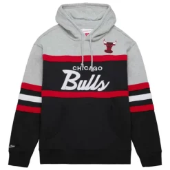Apparel Mitchell & Ness Hoodies & Sweatshirts-Head Coach Hoodie Chicago Bulls