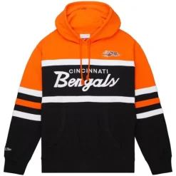 Apparel Mitchell & Ness Hoodies & Sweatshirts-Head Coach Hoodie Cincinnati Bengals