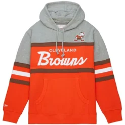 Apparel Mitchell & Ness Hoodies & Sweatshirts-Head Coach Hoodie Cleveland Browns