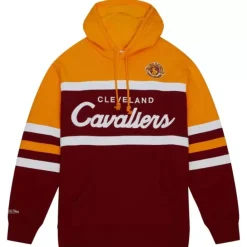 Apparel Mitchell & Ness Hoodies & Sweatshirts-Head Coach Hoodie Cleveland Cavaliers