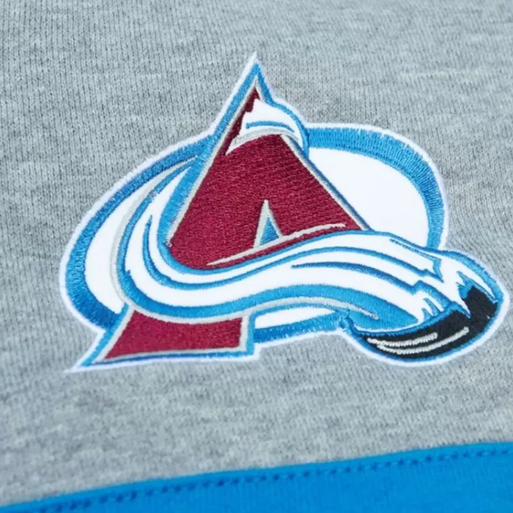 Apparel Mitchell & Ness Hoodies & Sweatshirts-Head Coach Hoodie Colorado Avalanche