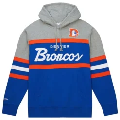 Apparel Mitchell & Ness Hoodies & Sweatshirts-Head Coach Hoodie Denver Broncos