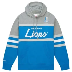 Apparel Mitchell & Ness Hoodies & Sweatshirts-Head Coach Hoodie Detroit Lions