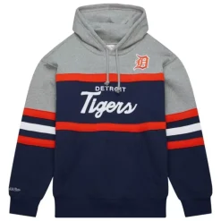Apparel Mitchell & Ness Hoodies & Sweatshirts-Head Coach Hoodie Detroit Tigers