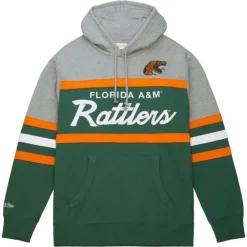Apparel Mitchell & Ness Hoodies & Sweatshirts-Head Coach Hoodie Florida A&M University