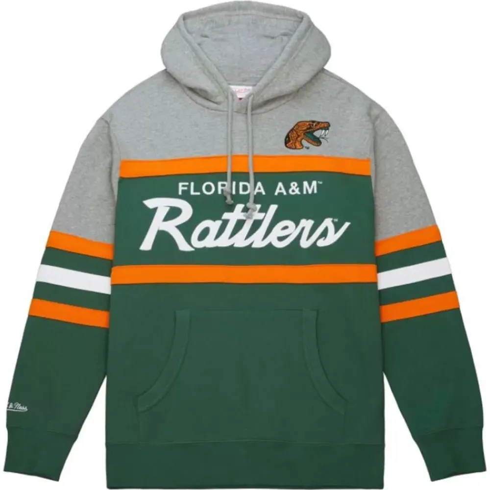 Apparel Mitchell & Ness Hoodies & Sweatshirts-Head Coach Hoodie Florida A&M University