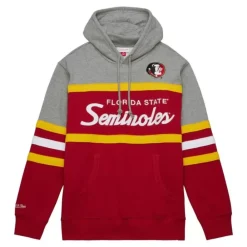 Apparel Mitchell & Ness Hoodies & Sweatshirts-Head Coach Hoodie Florida State University