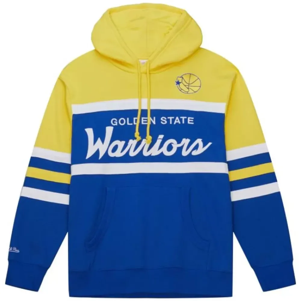 Apparel Mitchell & Ness Hoodies & Sweatshirts-Head Coach Hoodie Golden State Warriors