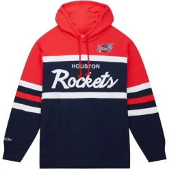Apparel Mitchell & Ness Hoodies & Sweatshirts-Head Coach Hoodie Houston Rockets