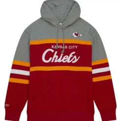 Apparel Mitchell & Ness Hoodies & Sweatshirts-Head Coach Hoodie Kansas City Chiefs