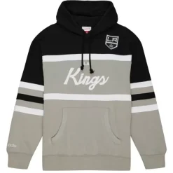 Apparel Mitchell & Ness Hoodies & Sweatshirts-Head Coach Hoodie Los Angeles Kings