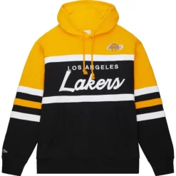 Apparel Mitchell & Ness Hoodies & Sweatshirts-Head Coach Hoodie Los Angeles Lakers
