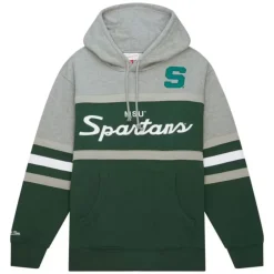 Apparel Mitchell & Ness Hoodies & Sweatshirts-Head Coach Hoodie Michigan State University