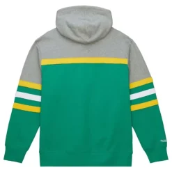Apparel Mitchell & Ness Hoodies & Sweatshirts-Head Coach Hoodie Minnesota North Stars