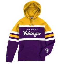 Apparel Mitchell & Ness Hoodies & Sweatshirts-Head Coach Hoodie Minnesota Vikings