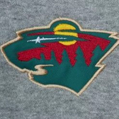 Apparel Mitchell & Ness Hoodies & Sweatshirts-Head Coach Hoodie Minnesota Wild