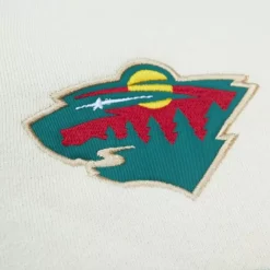 Apparel Mitchell & Ness Hoodies & Sweatshirts-Head Coach Hoodie Minnesota Wild