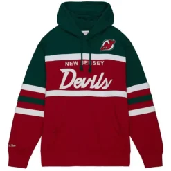 Apparel Mitchell & Ness Hoodies & Sweatshirts-Head Coach Hoodie New Jersey Devils