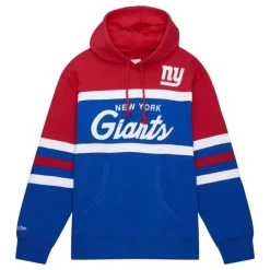 Apparel Mitchell & Ness Hoodies & Sweatshirts-Head Coach Hoodie New York Giants