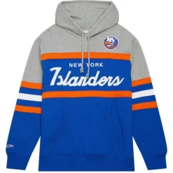 Apparel Mitchell & Ness Hoodies & Sweatshirts-Head Coach Hoodie New York Islanders