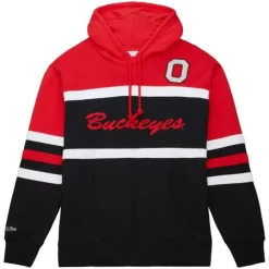 Apparel Mitchell & Ness Hoodies & Sweatshirts-Head Coach Hoodie Ohio State