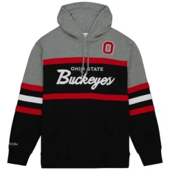 Apparel Mitchell & Ness Hoodies & Sweatshirts-Head Coach Hoodie Ohio State