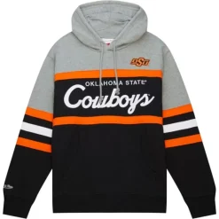 Apparel Mitchell & Ness Hoodies & Sweatshirts-Head Coach Hoodie Oklahoma State University