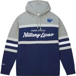 Apparel Mitchell & Ness Hoodies & Sweatshirts-Head Coach Hoodie Penn State University